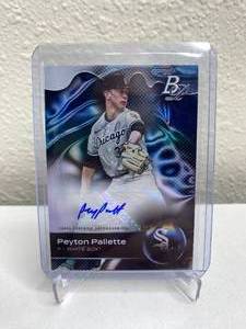 lot 98C image: 2023 Bowman Platinum Peyton Pallete Top Prospects Autograph #TOP-52 J