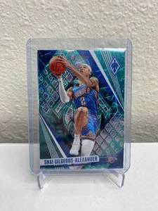 lot 37A image: 2023-24 Panini Phoenix Shai Gilgeous-Alexander Teal Laser #94 J
