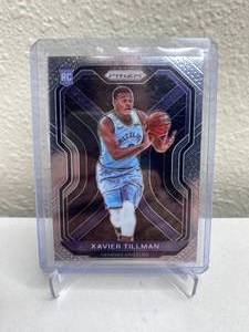 lot 862 image: 2020-21 Panini Prizm Xavier Tillman RC #299 J