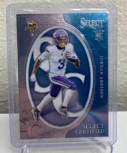 lot 36B image: 2023 Panini Select Certified Jordan Addison RC #CRO-JAD J