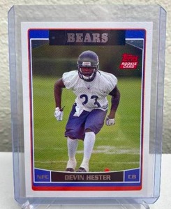 lot 49B image: 2006 Topps Devin Hester RC #334 J