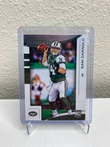 lot 38B image: 2018 Panini Rookies and Stars Sam Darnold RC #103 J