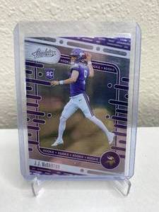lot 36 image: 2024 Panini Absolute JJ McCarthy RC #110 J