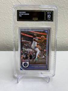 lot 10C image: 2022 Panini Hoops Anthony Edwards #194 Graded GMA Gem Mint 10 T