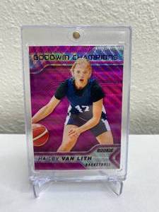 lot 8D image: 2023 Upper Deck Goodwin Champions Hailey Van Lith Pink Traxx RC #P41 T
