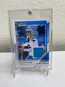lot 61 image: 2024 Panini Donruss Bryce Young Threads Jersey Patch #DTH-BYO T