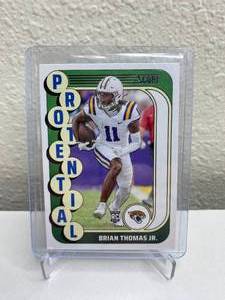 lot 71A image: 2024 Panini Score Brian Thomas Jr. Protential RC #21 T