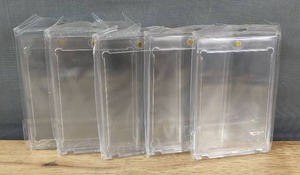 lot 33 image: 5 Brand New Magnetic 35pt Card Protector Case Holders N