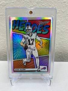 lot 30C image: 2022 Panini Prestige Josh Allen Heroes Holo #H-6 T