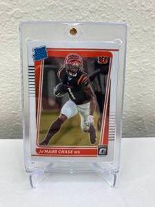 lot 28 image: 2021 Panini Donruss Optic JaMarr Chase Rated Rookie #207 T