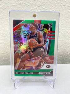 lot 36C image: 2020 Panini Prizm Draft Picks Anthony Edwards Green Prizm RC #1 T