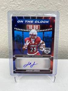 lot 927 image: 2024 Panini NIL Jawhar Jordan On the Clock Autograph #OTC-JMN J