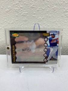 lot 29C image: 1996 Pinnacle Dennys Kirby Puckett Hologram #11 J