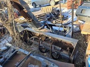77 Skid Loader Snow Blower - Reserve is $2,500