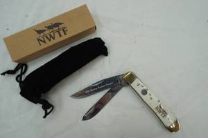 lot 92 image: NWTF folding knife