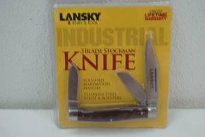 lot 117 image: Lansky 3 blade Stockman folding knife and tool