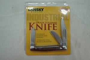 lot 132 image: Lansky 3-blade stockman knife and tool