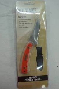 lot 141 image: Old Timer orange sharp finger knife