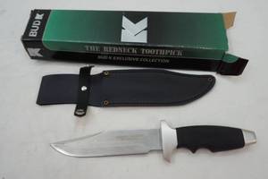 lot 142 image: Redneck Toothpick knife with sheaf
