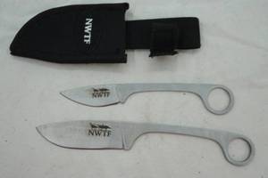 lot 158 image: NWTF knife set, 5.5 and 7