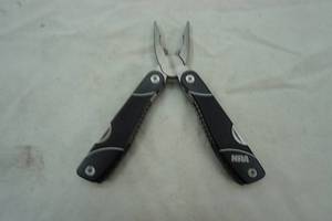 lot 203 image: multi tool pocket knife. NRA. 4 handle