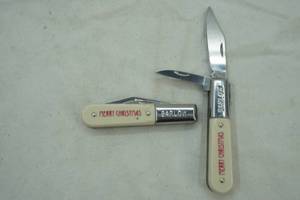 lot 211 image: Barlow-double blade- 2 & 1 stainless folding knife. 2ct