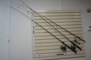 lot 227 image: 3 fishing rods and reels