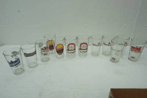 lot 261 image: 16oz Beer Glass Lot 12ct variety
