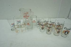 lot 267 image: Coors glassware Lot