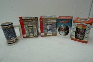 lot 272 image: Budweiser & Coors Light stein collection
