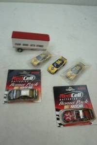 lot 273 image: Nascar Red Cell Batteries Bonus Pack and TSC semi trailer