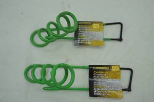 lot 10 image: Folding Coiled Ice Rod Holder 2ct. Both are New in package