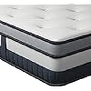 lot A-49 image: Vesgantti Twin Mattress 10 Inch Innerspring Multilayer Hybrid Single Mattress - Ergonomic Design with Memory Foam and Pocket Spring Mattress Twin Size - Box Top Series Medium Firm Feel