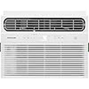 lot H-57 image: Frigidaire 10,000 BTU Window Air Conditioner & Dehumidifier, 115V, Cools up to 450 Sq. Ft. for Apartment, Dorm Room & SmallMedium Rooms, with Remote Control, Programmable Timer, and Sleep Mode, White