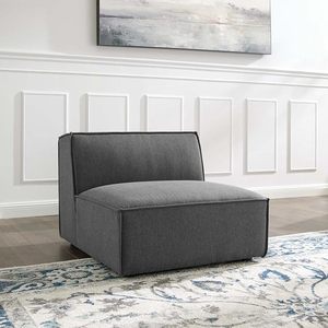 lot L-88 image: Modway EEI-3872-CHA Restore Sectional Sofa Armless Chair, Charcoal