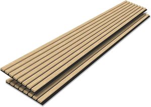 lot I-89 image: Luxury Wood Slat Panels. 14sf of Premium Acoustic Wood Panels for Walls