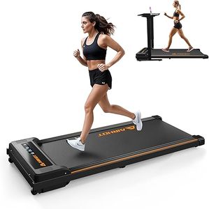 lot E-73 image: Walking Pad Treadmill, 2.5HP Under Desk Treadmill with Remote Control & LED Display, Quiet Desk Treadmill for Compact Space, Portable Treadmill for Home Office Use