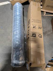 lot A-61B image: Full Size Rolled Mattress with Pocket Springs and Polyurethane Foam Full size 54 x 75 x 12