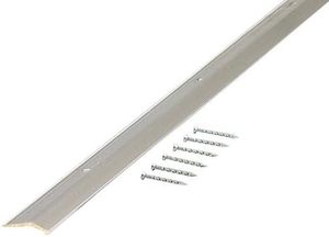 lot I-104 image: M-D Building Products 72 in. L Prefinished Silver Aluminum Carpet Trim