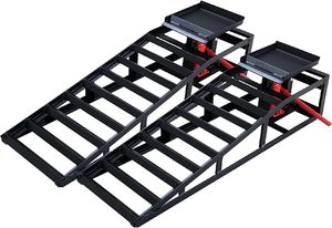 lot U-111 image: Car Ramps, 2 Pack Hydraulic Car Ramps