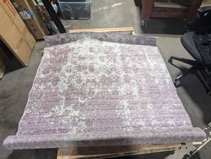 lot R-107 image: 5 x 8 Pink Machine-Made Area Rug