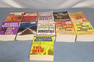 lot 61 image: Collection of 11 Paperbacks by Jonathan & Faye Kellerman, Stieg Larsson