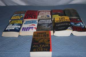 lot 62 image: Collection of 13 Jonathan Kellerman and Faye Kellerman Thriller Novels