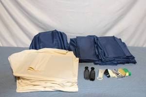 lot 67 image: Set of Canvas Hanging Organizers and Assorted Shoe Horns Collection