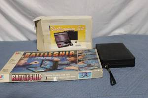lot 68 image: Backgammon and Battleship Game Set