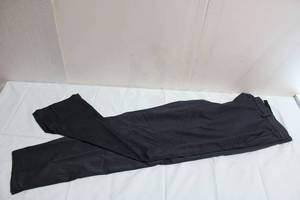 lot 82 image: Mens Black Flat-Front Dress Pants by Amazon Essentials, Size 34W x 32L