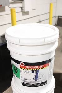 lot 153 image: 50 lb Traction Grit Bucket for Slip Prevention