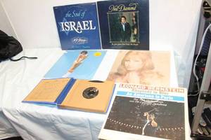 lot 188 image: Collection of 6 Vinyl Records Including Neil Diamond and Elvis Presley
