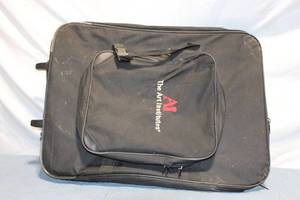 lot 214 image: The Art Institutes Wheeled Portfolio Bag with Drawing Pad and Tools