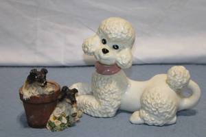 lot 450 image: Set of Ceramic Dog Figurines